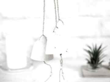 Pomysł na prezenty? Ceramiczne - zima fingers art białe dzwonki, ozdoby choinkowe, dekoracje