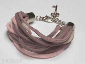 Kolorowa bransoletka ze sznurków poliestrowych mania modern, design, sznurek, sznurki, modn