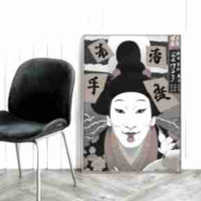 Plakat - format 50x70 cm plakaty hogstudio samuraj, azja, do salonu, restauracja, azjatyckie