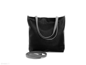Shopper bag torebki czarnaowsianka klasyczna
