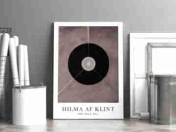 Hilma af klint the swan no 1 w formacie 40x50 cm hogstudio plakat, modne plakaty, desenio