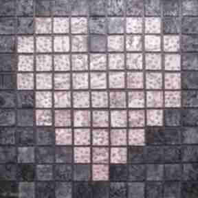 Serducho mozaika landrynka pi art serduszko, serce, walentynki, obraz