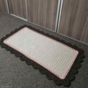 ze bawełnianego 80x160 cm misz masz dorota dywan, prostokątny, do pokoju, szydełkowy, sznurka
