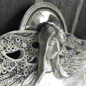 nad drzwi parapetówka anioł ceramiczny, prezent, ażurowy dekoracje