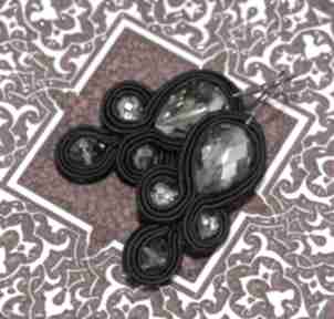 Soutache, czarne - wieczorowe eleganckie