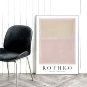 Mark rothko orange and yellow - plakat 40x50 cm plakaty hogstudio, abstrakcja, nowoczesny