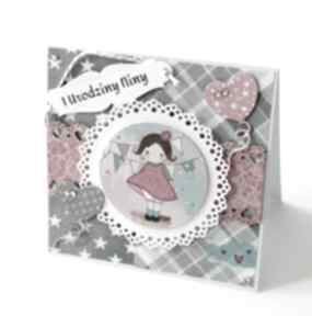 Kartka. Urodziny - roczek scrapbooking