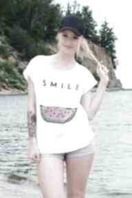 Smile watermelon oversize t-shirt koszulki banana dream