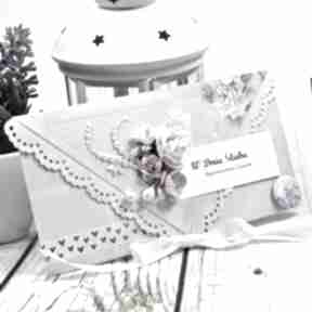 Kartka z okazji ślubu - liliowe marenia scrapbooking