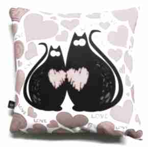 Poduszka dla zakochanych gaul designs, koty, walentynki