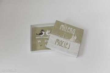 Ślubna pamiątka w pudełku scrapbooking kartki qachna