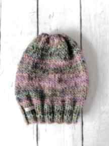 Pomysł na świąteczne prezenty! The wool art czapka, kolorowa na głowę, drutach, mikołaja