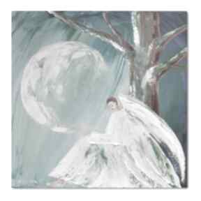 Anioł księżycowy, obraz na zamówienie dla p andrzeja aleksandrab - ręcznie