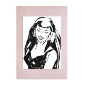 pop art, plakat, z poster dekoracje annasko kobieta obraz, minimalizm, grafika, dziewczyna
