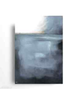 akrylowy formatu 70x100 cm paulina lebida morze, akryl, obraz, płótno