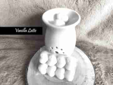 Vanilla - wosk zapachowy do serduszka dom luxury candles kominka, latte, z mlekiem, świeca