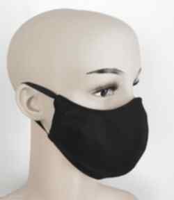 Maska dwustronna luci and love maseczka czarna, czterowarstwowa, antysmogowa, chirurgiczna