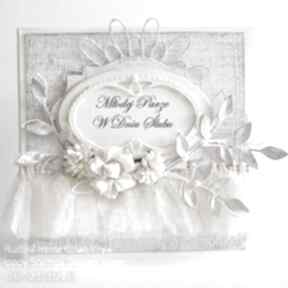 W dniu ślubu scrapbooking kartki rudlis ślub, pudełko, życzenia