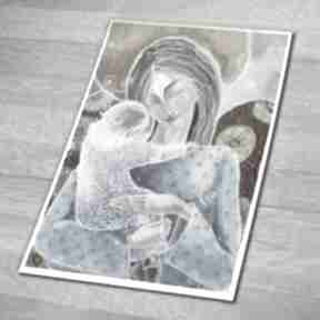 z dzieckiem plakat plakaty marina czajkowska anioł, dziecko, prezent, miłość