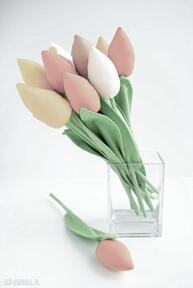 Tulipany bukiet szt baweŁnianych kwiatÓw kwiaty materiału wiosna