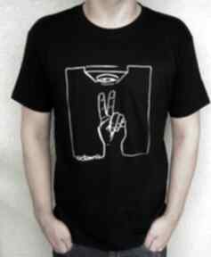 T-shirt unisex victimorio czarne koszulki mungo śmieszne, projekt, autorski