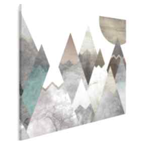Obraz na płótnie w kwadracie 80x80 cm 64402 vaku dsgn góry, pastele, wierchy, pejzaż