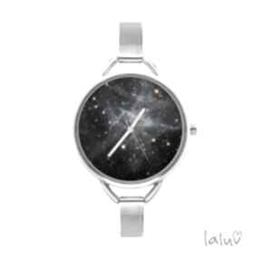 Zegarek z grafiką mystic mountain zegarki laluv bransoletka, gwiazdy, kosmos, wszechświat
