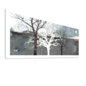Obraz na płótnie 147x60cm - drzewa 0216 wysyłka w 24 h ludesign gallery, pejzaż
