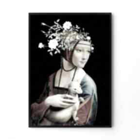 Plakat obraz nowoczesna dama A4 - 21 0x29 7cm hogstudio obrazy, kobieta, ozdoba, prezent