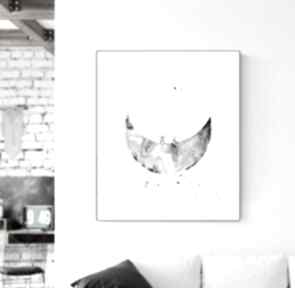 40x50 cm wykonana ręcznie - elegancki minimalizm, obraz do salonu, 2485254 art krystyna siwek