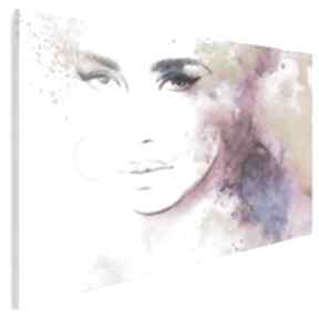 Obraz na płótnie - 150x100 cm 39801 zamówienie vaku dsgn kobieta, kolory, tęcza, portret