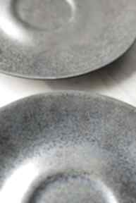 2 talerzyki ceramiczne złote ceramika ciepliki talerzyk, spodek, do filiżanki