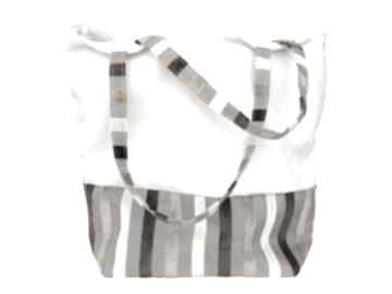 0002 kremowa torebka eko zakupy shopper bag siskin torebki