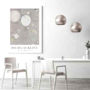 Hilma af klint pink - 40x50 cm plakaty hogstudio plakat, obraz, reprodukcja, sztuka, dekoracja