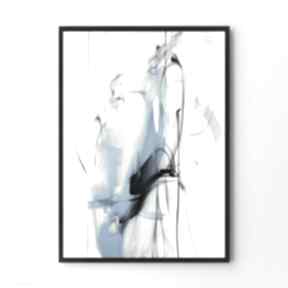 ulotność - format A4 hogstudio plakat, plakaty, biało czarny abstrakcja, do salonu