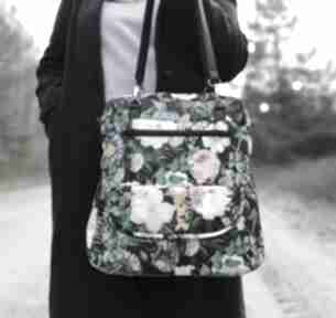 Plecak torba listonoszka - torebki niezwykle kwiaty, prezent, wakacje, pakowna, nowoczesna