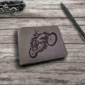 Prezent, miłośnika portfel męski z handmade luniko leather goods z grawerem, skórzany