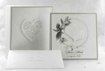 Kartka na ślub z pudełkiem i kopertą, wzór wa 23 scrapbooking anna art and crafts, prezent