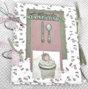 Książka scrapbooking albumy wrzosowisko przepiśnik, kulinarny, kucharska