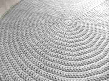 Okrągły dywan ze sznurka 120 cm w kolorze jasny szary sissi craft design, sznurek