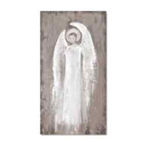 Anioł, obraz ręcznie malowany aleksandrab, autorski - ślub