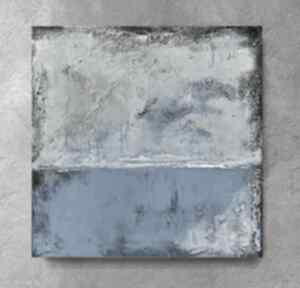 akrylowy formatu 50 cm paulina lebida abstrakcja, akryl, kwadrat, obraz, płótno