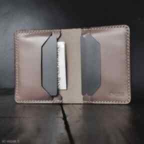 Męski portfel skórzany buttero szeroki wildleather - prezent dla niego, ręcznie szyty