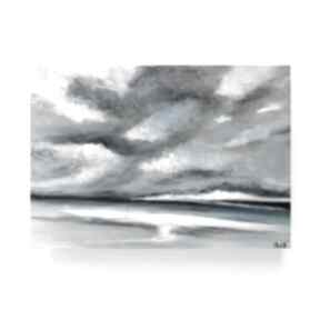 rysunek pastelami olejnymi A4 paulina lebida morze, pastele, papier