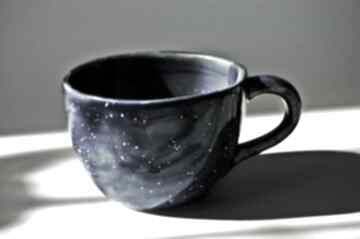 galaktyczny granatowy jumbo ceramika ceramiczności galaktyka, galaxy, gwiezdny wzór, duży kubek