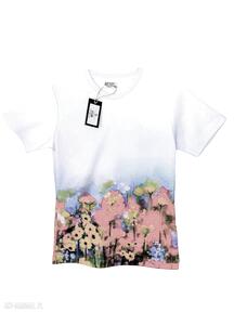 Bluzka - abstract spring flowers jakość premium koszulki art ego damska, artystyczna, t-shirt