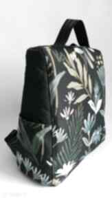 Plecak antykradzieżowy hexalove bezpieczny, poręczny, elegancki, łąka
