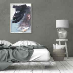 Abstrakcja 100x70 galeria alina louka duży obraz do salonu - obrazy - nowoczesne