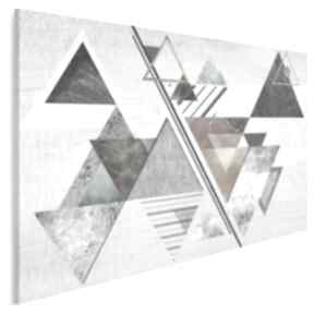Obraz na płótnie - abstrakcja trójkąty 120x80 cm 28201 vaku dsgn, skandynawski, nowoczesny