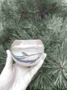 Ceramiczna z delfinem ceramika misty art studio morze, delfin, czarka, miseczka, prezent